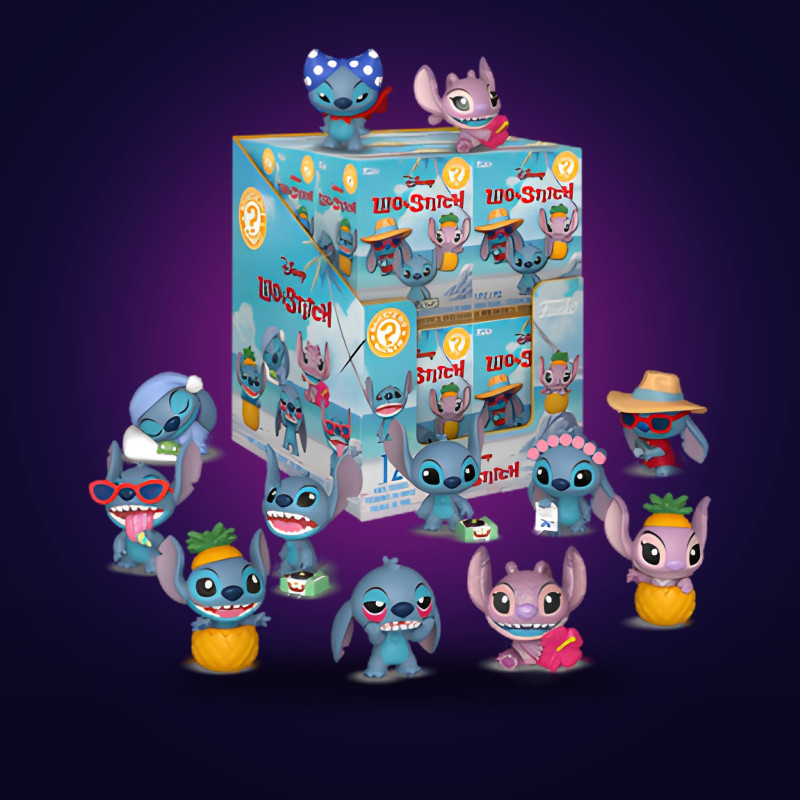 Funko Pop Stitch & Angel Mystery Minis - Figurine Disney Collector Vinyle Officielle