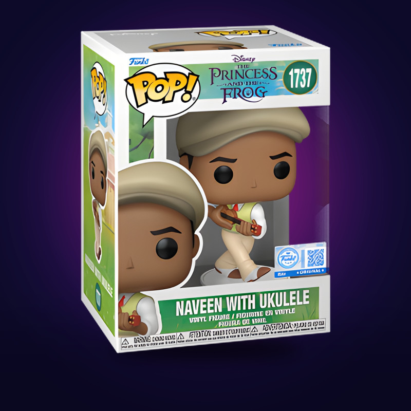 Funko Pop Naveen with Ukulele – Figurine Disney officielle