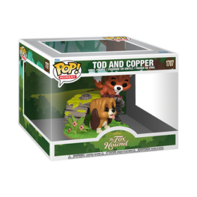 Funko Pop Pop! Moment Tod and Copper - Officielle Disney