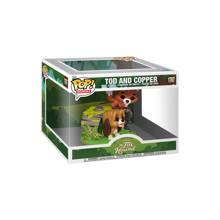 Funko Pop Pop! Moment Tod and Copper - Officielle Disney