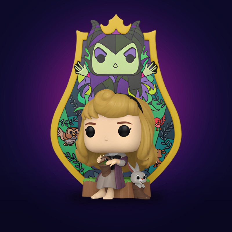 Funko Pop Deluxe Aurora (Maleficent Stained Glass) - Figurine Disney Collector Vinyle Officielle
