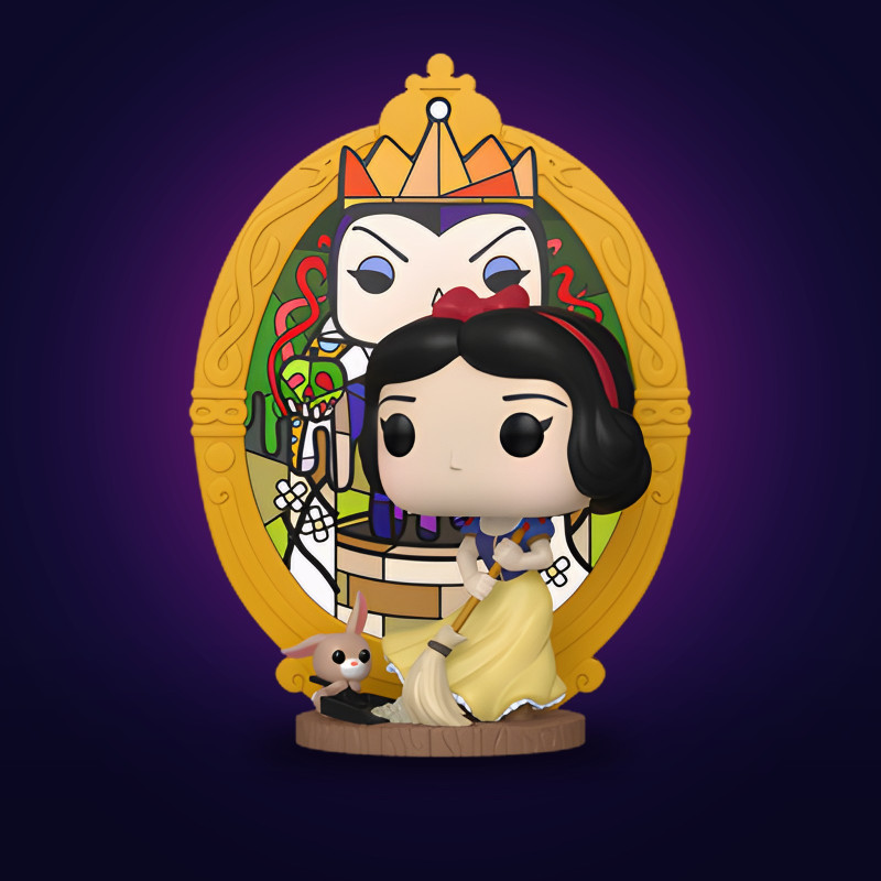 Funko Pop Deluxe Snow White (Evil Queen Stained Glass) - Figurine Disney Collector Vinyle Officielle
