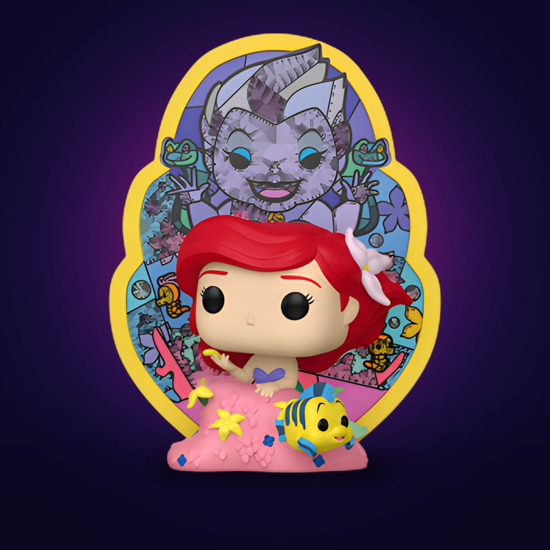 Funko Pop Deluxe Ariel (Ursula Stained Glass) - Figurine Disney Collector Vinyle Officielle