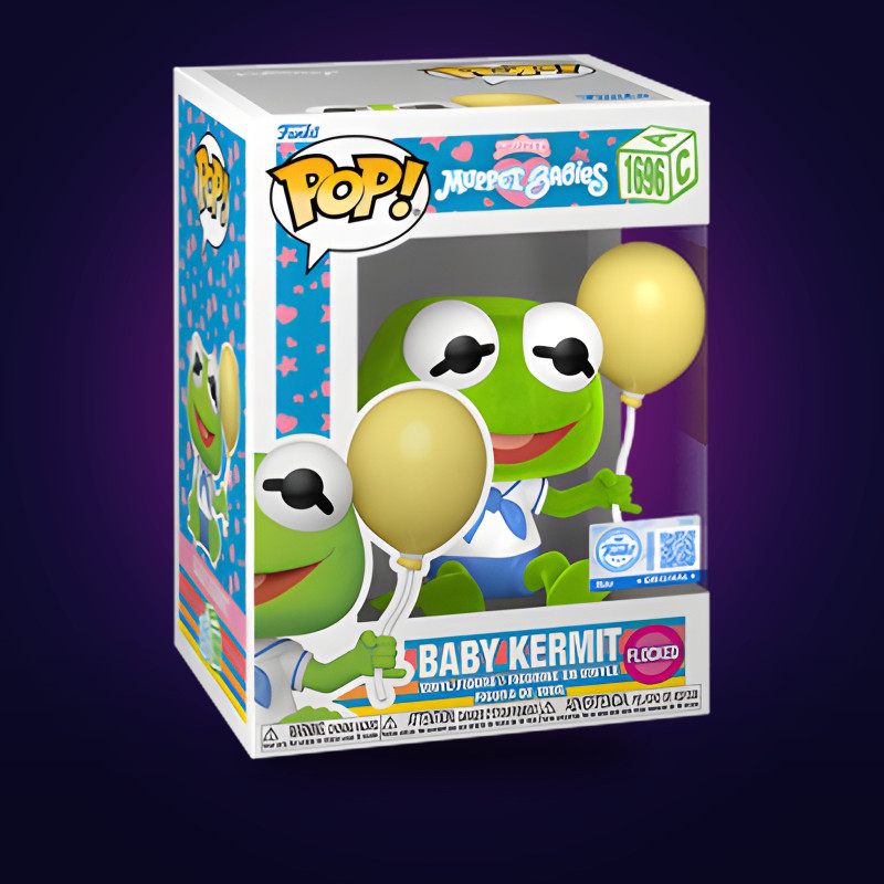 Funko Pop Baby Kermit (Flocked) – Figurine Disney officielle