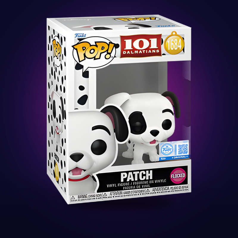 Funko Pop Patch (Flocked) – Figurine Disney officielle