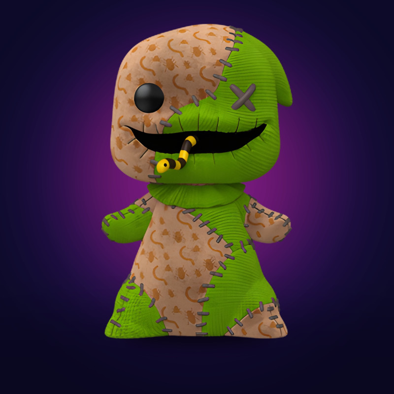 Funko Pop Oogie Boogie (Flocked) - Figurine Disney Collector Vinyle Officielle