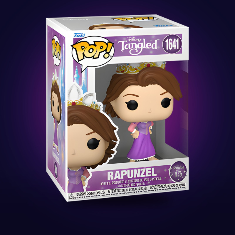 Funko Pop Rapunzel (Brunette) – Figurine Disney officielle