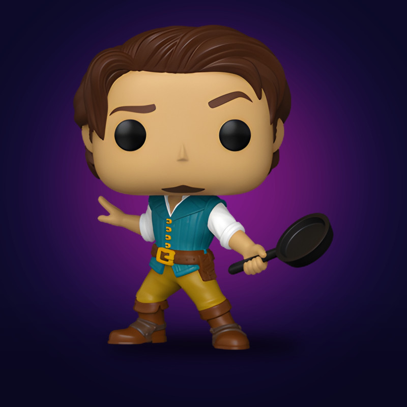 Funko Pop Flynn with Frying Pan - Figurine Disney Collector Vinyle Officielle