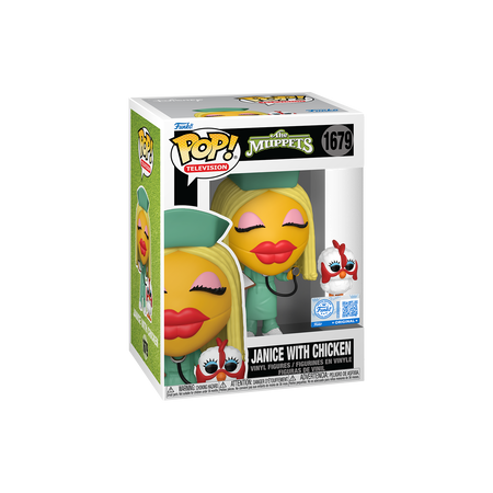 Funko Pop Pop! & Buddy Janice with Chicken - Officielle Disney