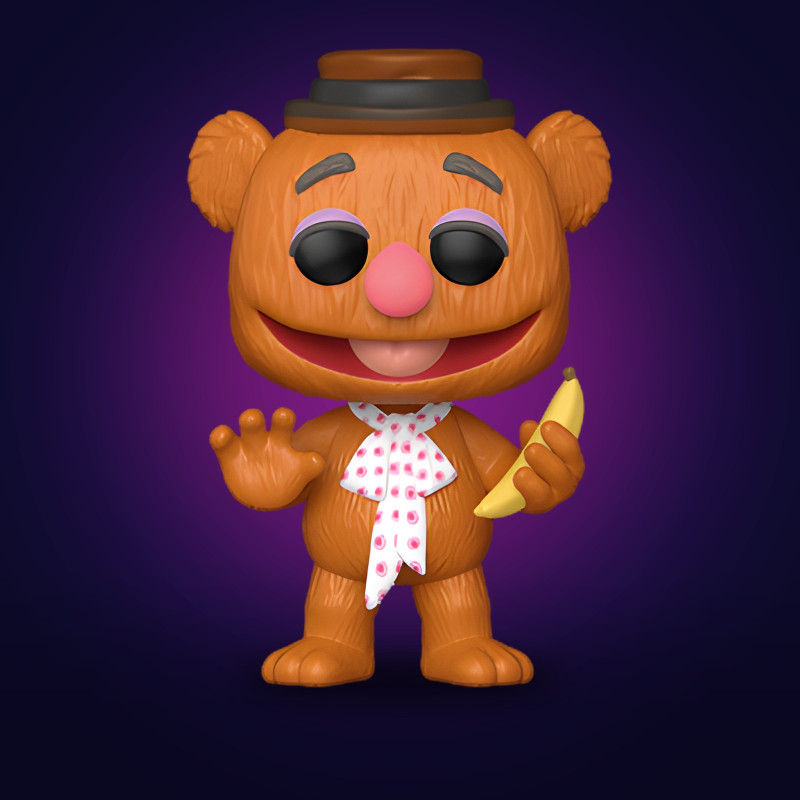 Funko Pop Fozzie Bear with Banana - Figurine Disney Collector Vinyle Officielle