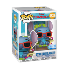 Funko Pop Pop! Premium Stitch in Sunlounger - Officielle Disney