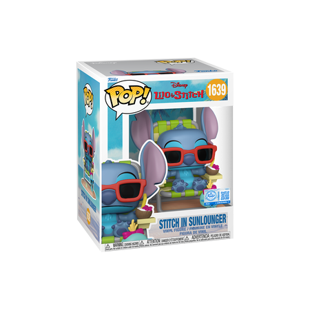 Funko Pop Pop! Premium Stitch in Sunlounger - Officielle Disney