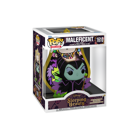 Funko Pop Pop! Deluxe Maleficent (Princess Aurora Stained Glass) - Officielle Disney