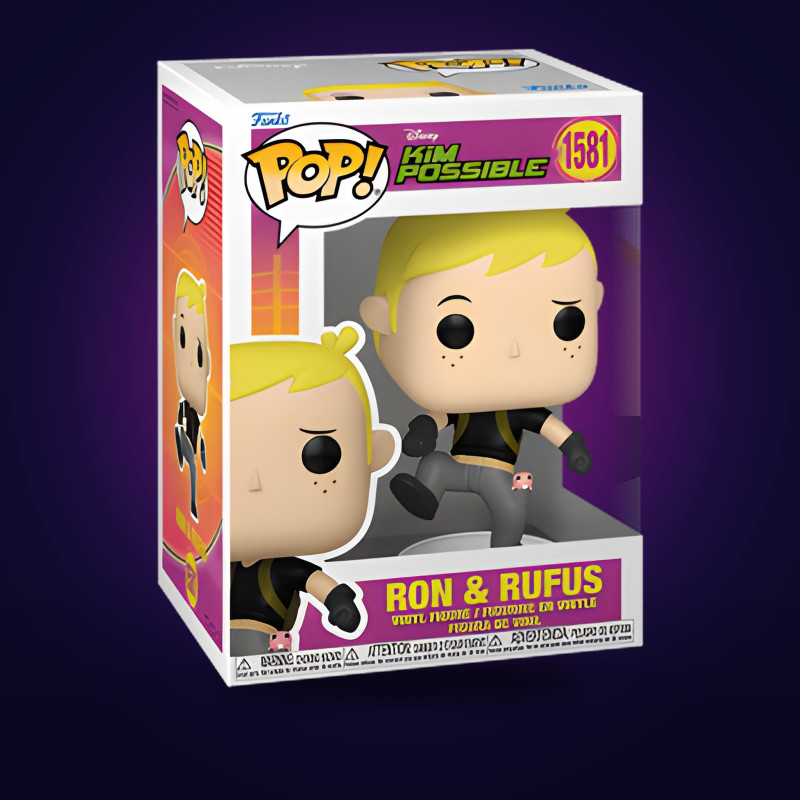 Funko Pop Ron & Rufus – Figurine Disney officielle