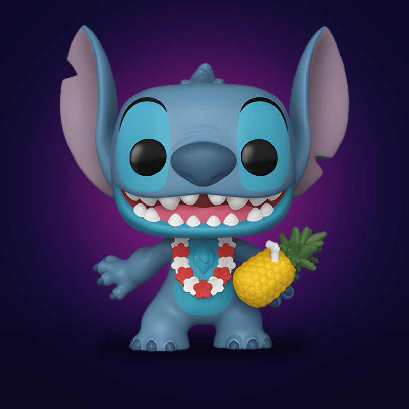 Funko Pop Luau Stitch - Figurine Disney Collector Vinyle Officielle