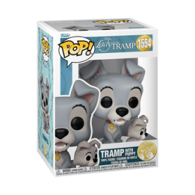 Funko Pop Pop! Tramp with Puppy - Officielle Disney