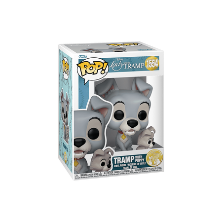 Funko Pop Pop! Tramp with Puppy - Officielle Disney