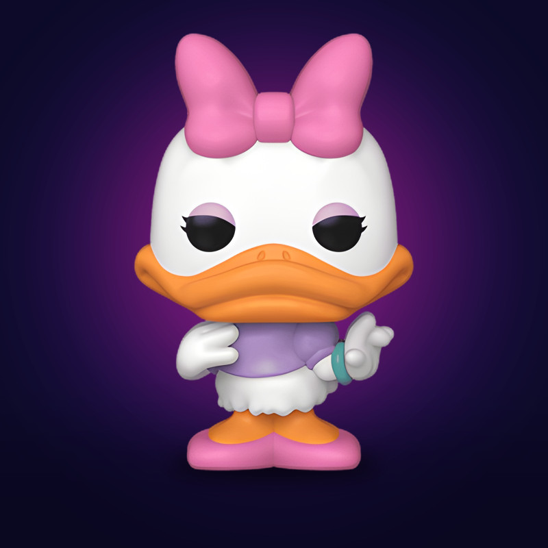 Funko Pop Vinyl Pin Daisy Duck – Figurine Disney officielle