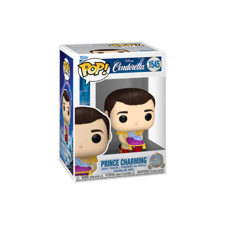Funko Pop Pop! Prince Charming with Slipper (75th Anniversary) - Officielle Disney