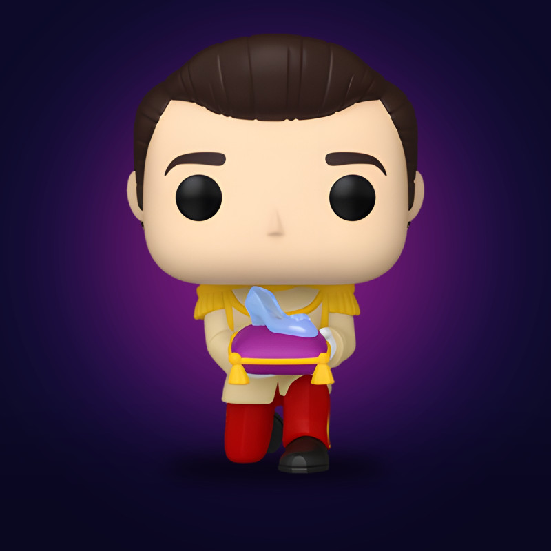 Funko Pop Prince Charming with Slipper (75th Anniversary) - Figurine Disney Collector Vinyle Officielle