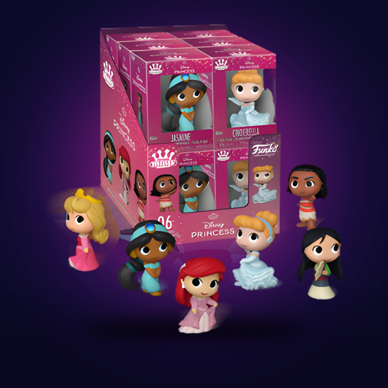 Funko Pop Disney Princess Mini Vinyl Figures - Figurine Disney Collector Vinyle Officielle