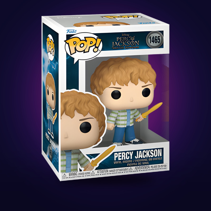 Funko Pop Percy Jackson with Riptide – Disney