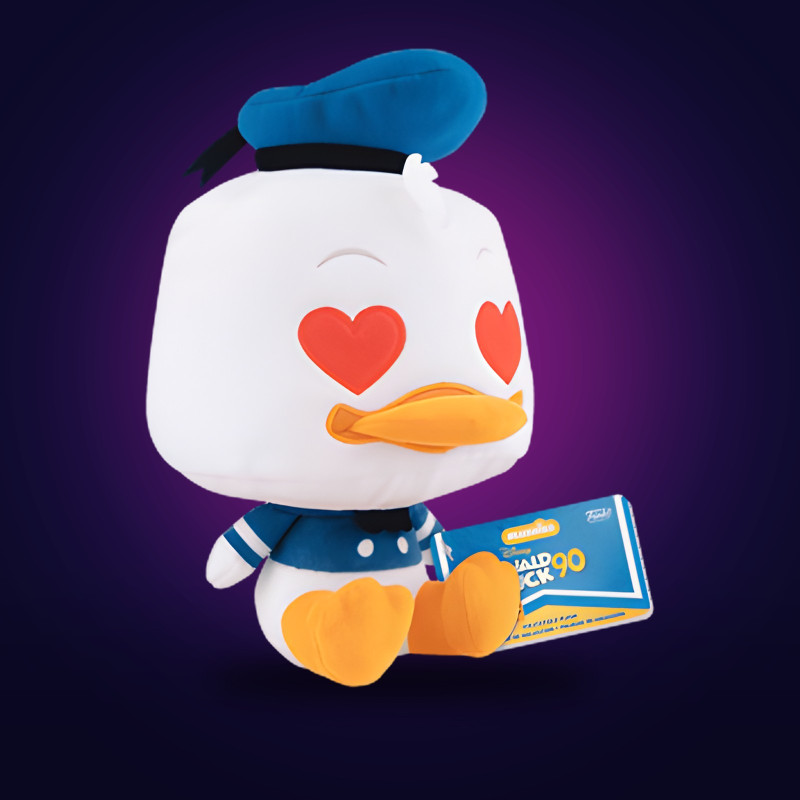 Funko Pop Donald Duck with Heart Eyes Plush – Disney