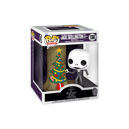 Funko Pop Pop! Deluxe Jack Skellington with Christmas Door - Officielle Disney