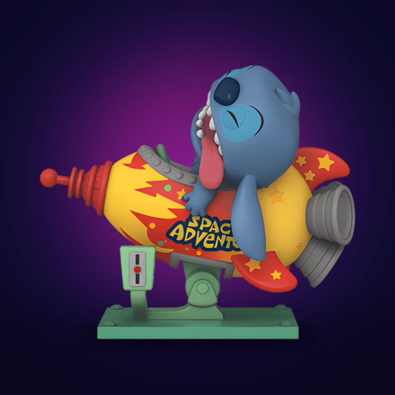 Funko Pop Rides Stitch in Rocket - Figurine Disney Collector Vinyle Officielle