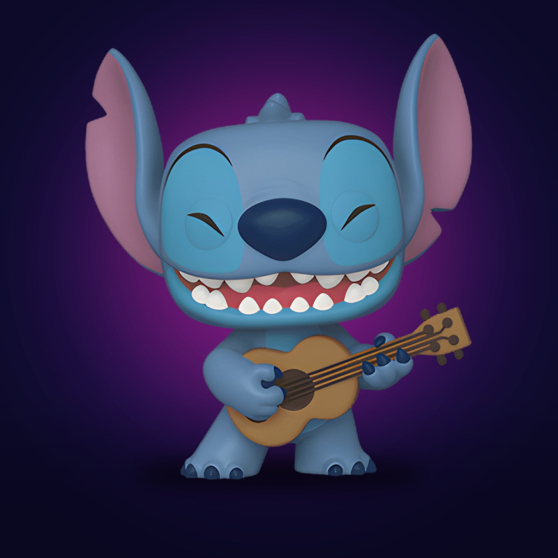 Funko Pop Stitch with Ukulele - Figurine Disney Collector Vinyle Officielle