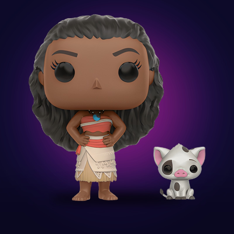 Funko Pop & Buddy Moana & Pua - Figurine Disney Collector Vinyle Officielle