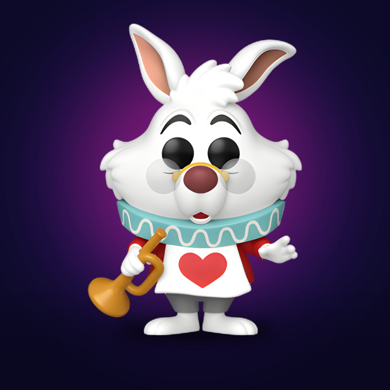 Funko Pop White Rabbit with Horn - Figurine Disney Collector Vinyle Officielle
