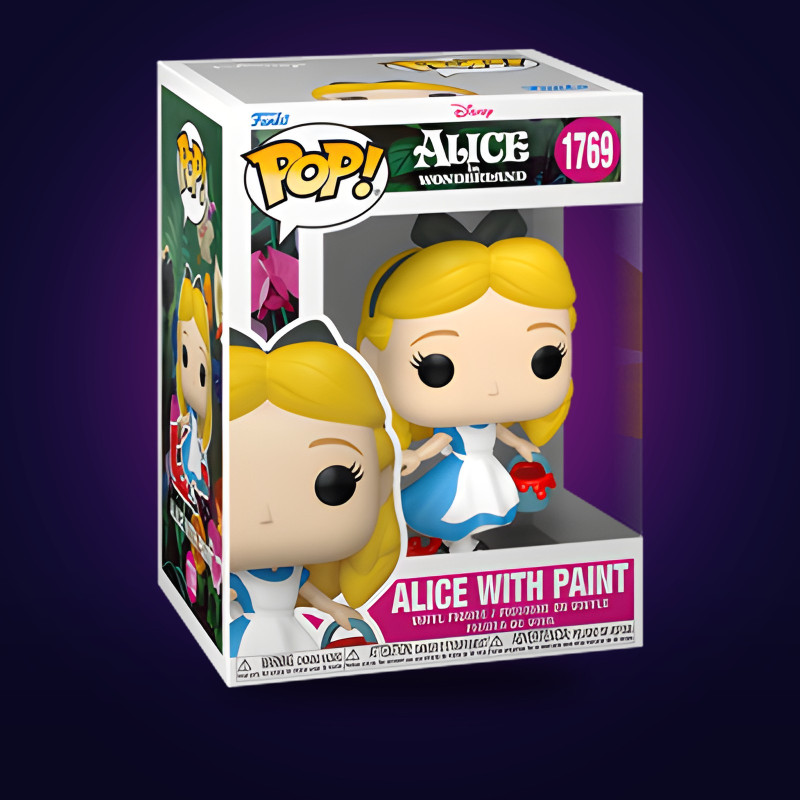 Funko Pop Alice with Paint – Figurine Disney officielle