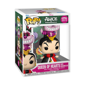 Funko Pop Pop! Queen of Hearts with Cheshire Cat - Officielle Disney