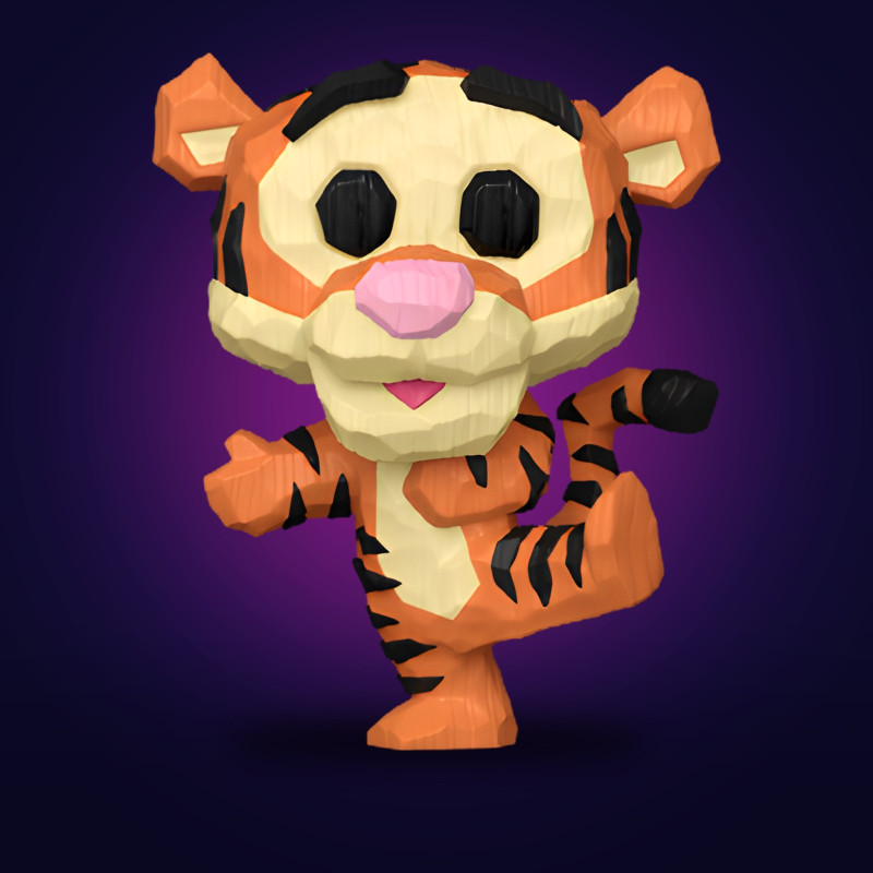 Funko Pop Tigger (Whittled) - Figurine Disney Collector Vinyle Officielle