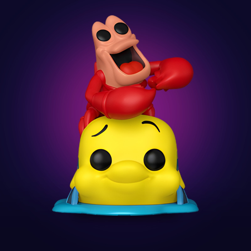 Funko Pop Sebastian and Flounder - Figurine Disney Collector Vinyle Officielle