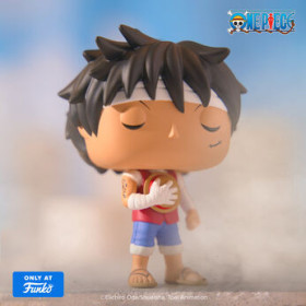 Funko Pop Pop! Monkey D. Luffy (Marineford Memorial) with Pop! Protector - Officielle One Piece