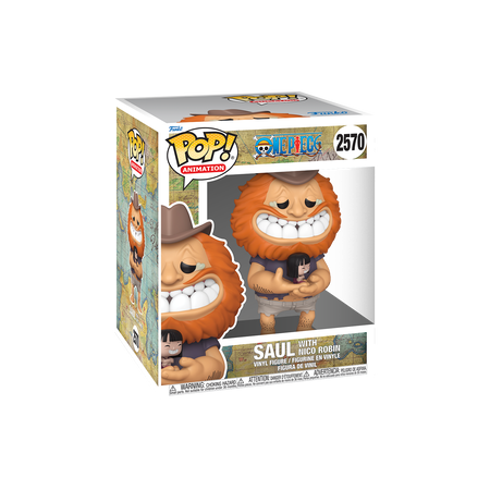 Funko Pop Pop! Super Saul with Nico Robin - Officielle One Piece