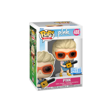 Funko Pop Pop! Pink with Chainsaw (So What) - Officielle Musique