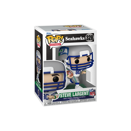 Funko Pop Pop! Steve Largent (White & Grey Uniform) - Officielle NFL
