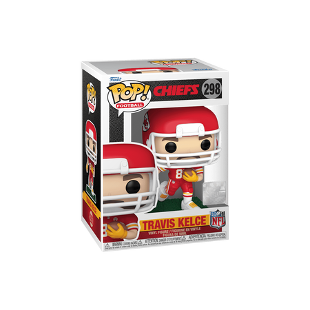 Funko Pop Pop! Travis Kelce (Running) (Red and White Uniform) - Officielle NFL