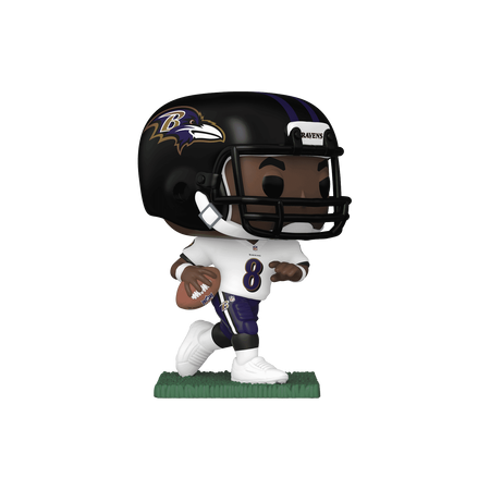 Funko Pop Pop! Lamar Jackson (Away Uniform) - Officielle NFL