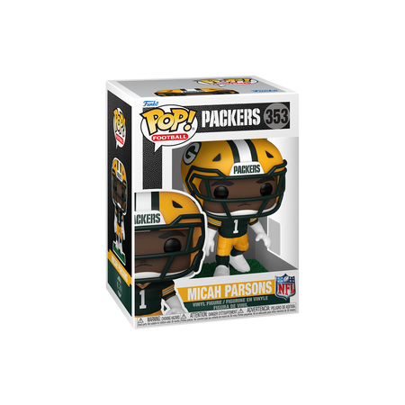 Funko Pop Pop! Micah Parsons (Green & Yellow Uniform) - Officielle NFL