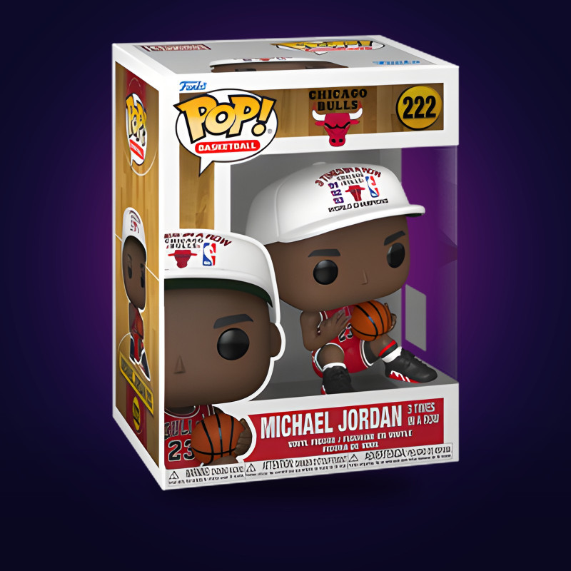 Funko Pop Michael Jordan 3 Times in a Row – NBA
