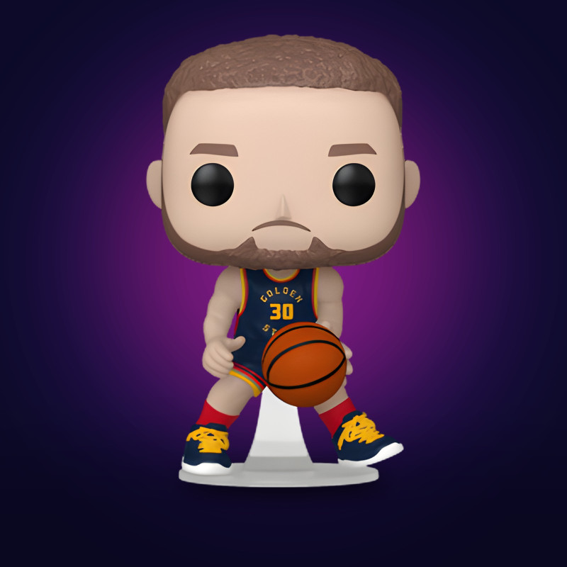 Funko Pop Stephen Curry (2024 City Edition Uniform) - Figurine NBA Collector Vinyle Officielle