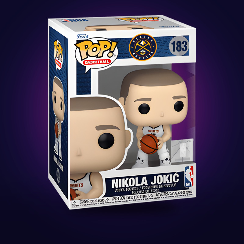 Funko Pop Nikola Jokic (White Denver Nuggets Jersey) – NBA