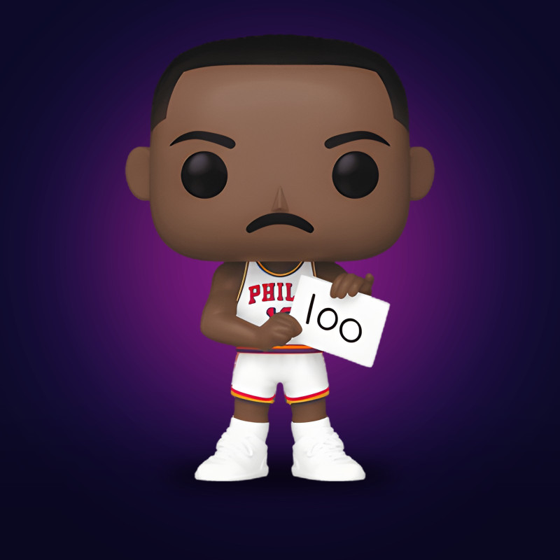 Funko Pop Wilt Chamberlain (1962 Warriors) - Figurine NBA Collector Vinyle Officielle