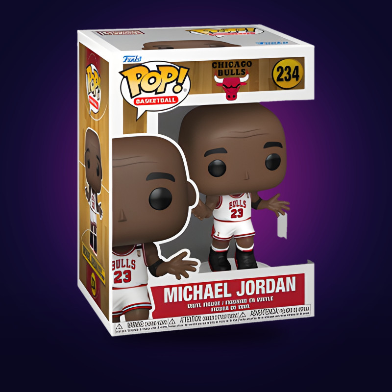 Funko Pop Michael Jordan (Shrug) – Figurine NBA officielle