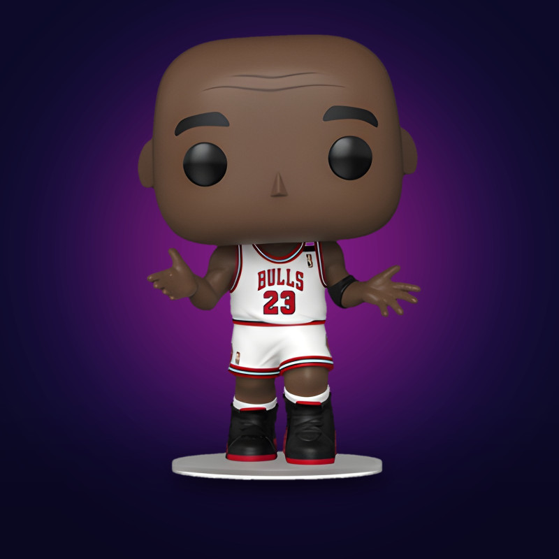 Funko Pop Michael Jordan (Shrug) - Figurine NBA Collector Vinyle Officielle