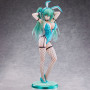 Figurine Green Twin Tail Bunny-chan 1/4 Fishnet | Mania-Figurine